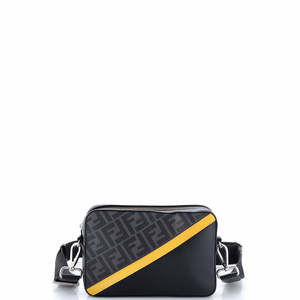 Fendi Small Camera Case Bag Zucca Coated Canvas and Leather